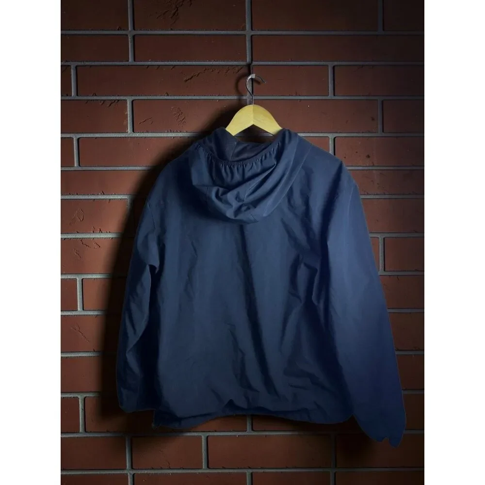 New Balance Lightweight Hooded Windbreaker Jacket Men's Large Black